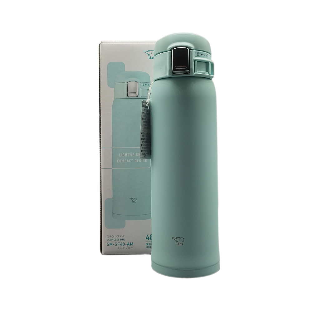 象印Zojirushi  超輕量OneTouch不鏽鋼真空保溫杯 480ml SM-SF