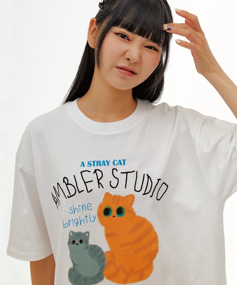 預訂｜AMBLER Stray Cat T-Shirt (2 COLOR)
