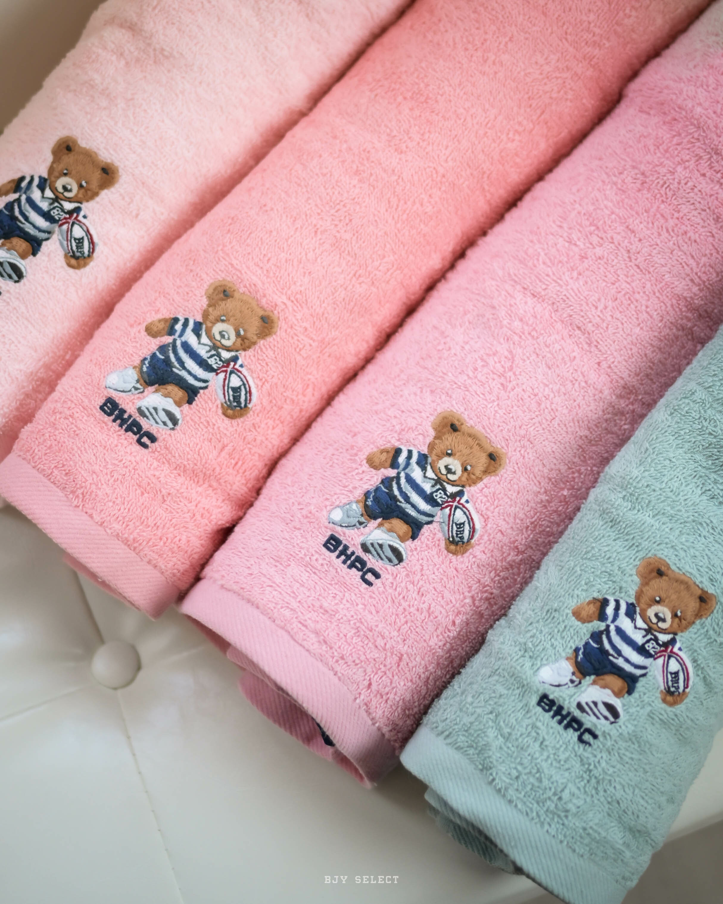 #泰國限定 Beverly Hills Polo Club Bevy Bear 最新款 毛巾 浴巾 四色