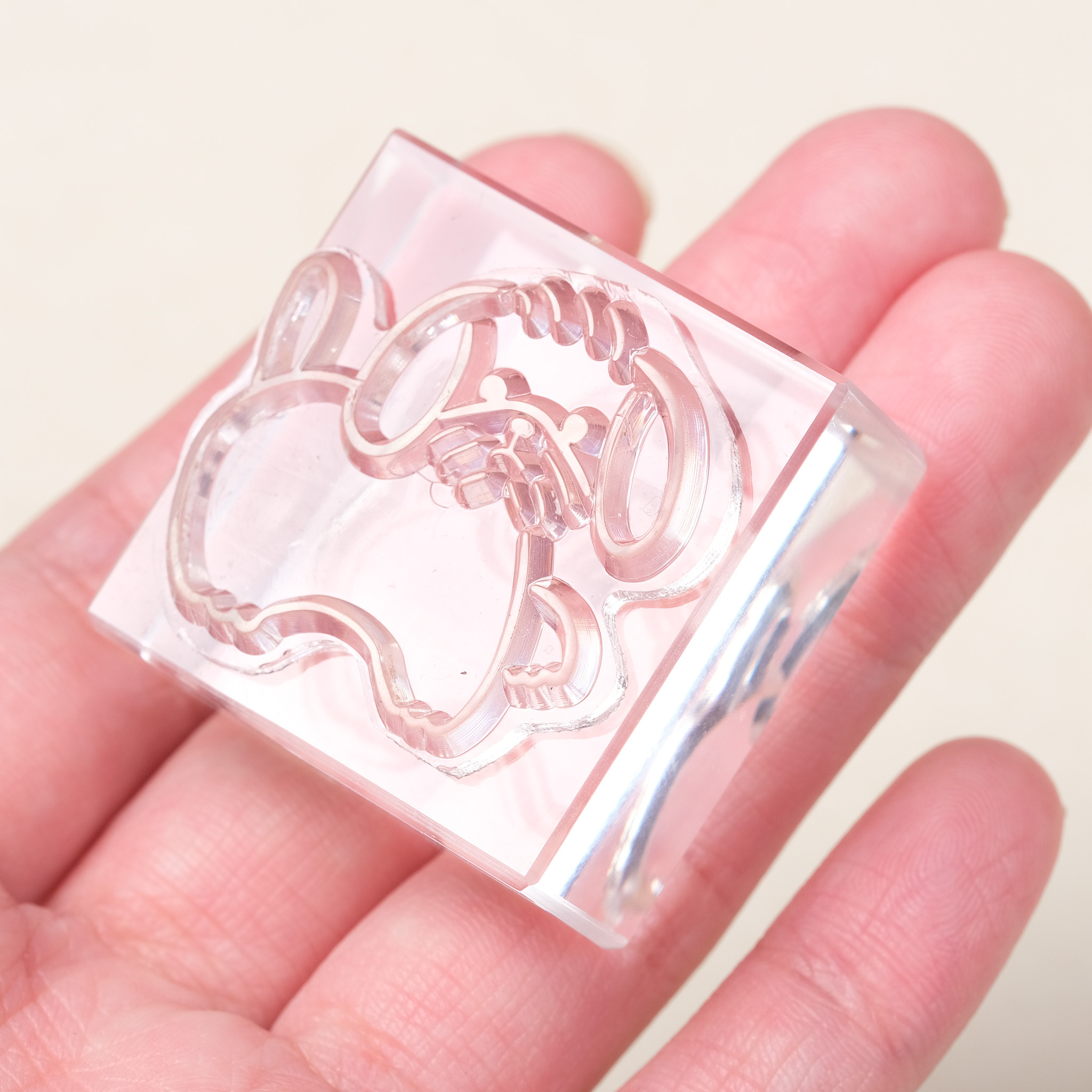 HITOTOKI 冰塊 水晶印章 / KING JIM / JAPAN