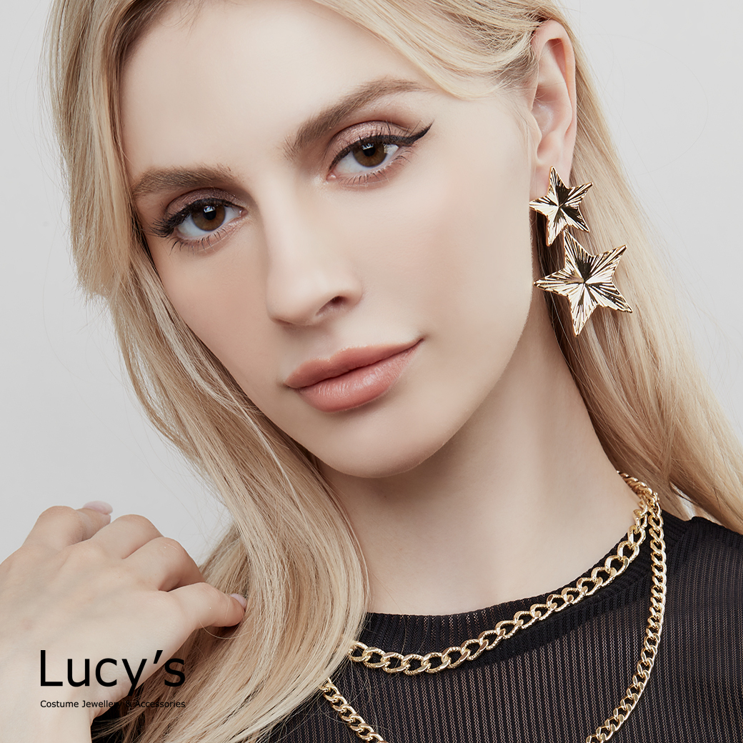 Lucy's X RO HUANG．耳環 (二色) (116582/116583)