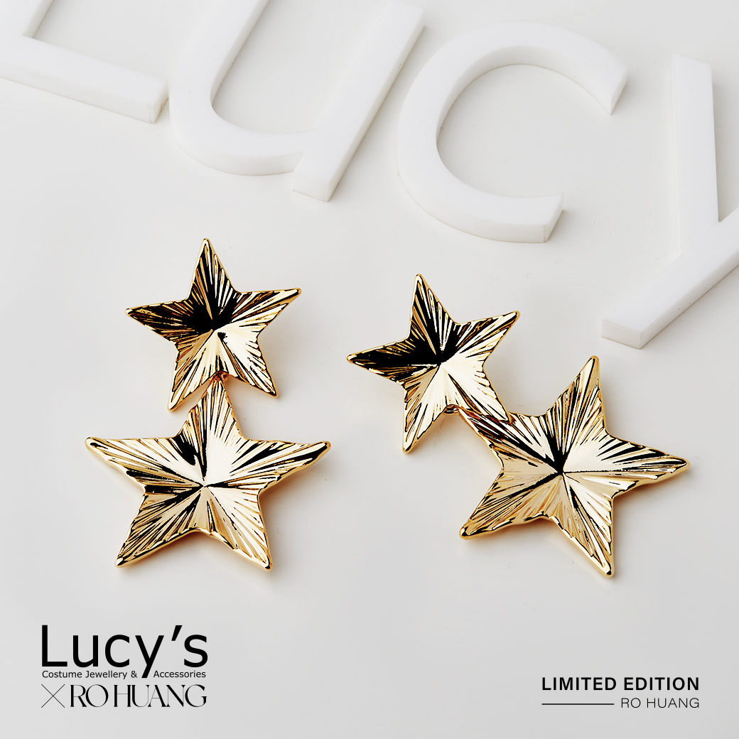 Lucy's X RO HUANG．耳環 (二色) (116582/116583)