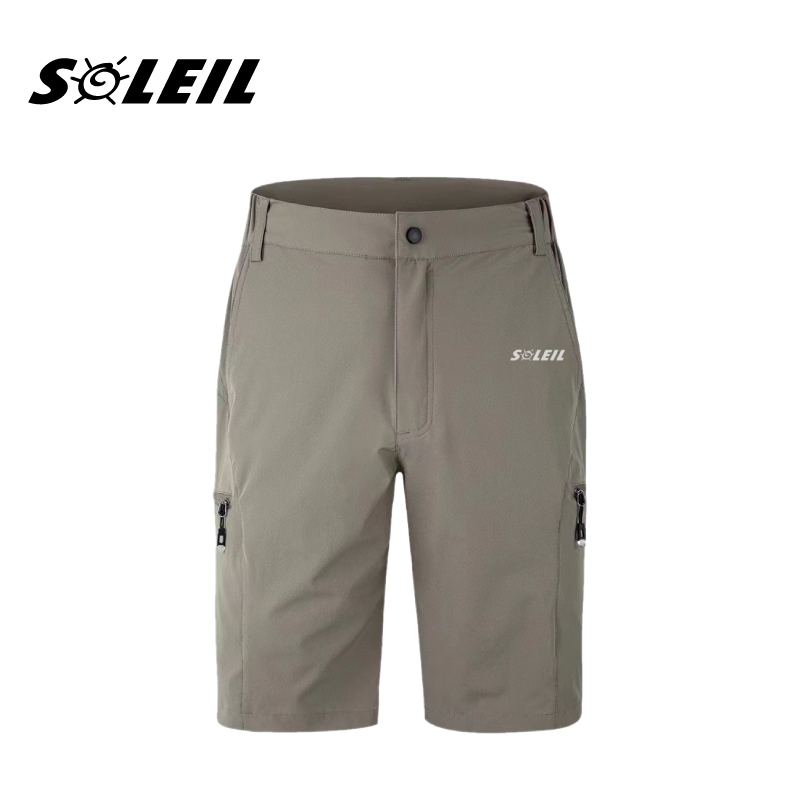 SOLEIL 休閒自在快乾短褲 卡其 深灰 休閒/戶外/露營/冰涼 20SL0888