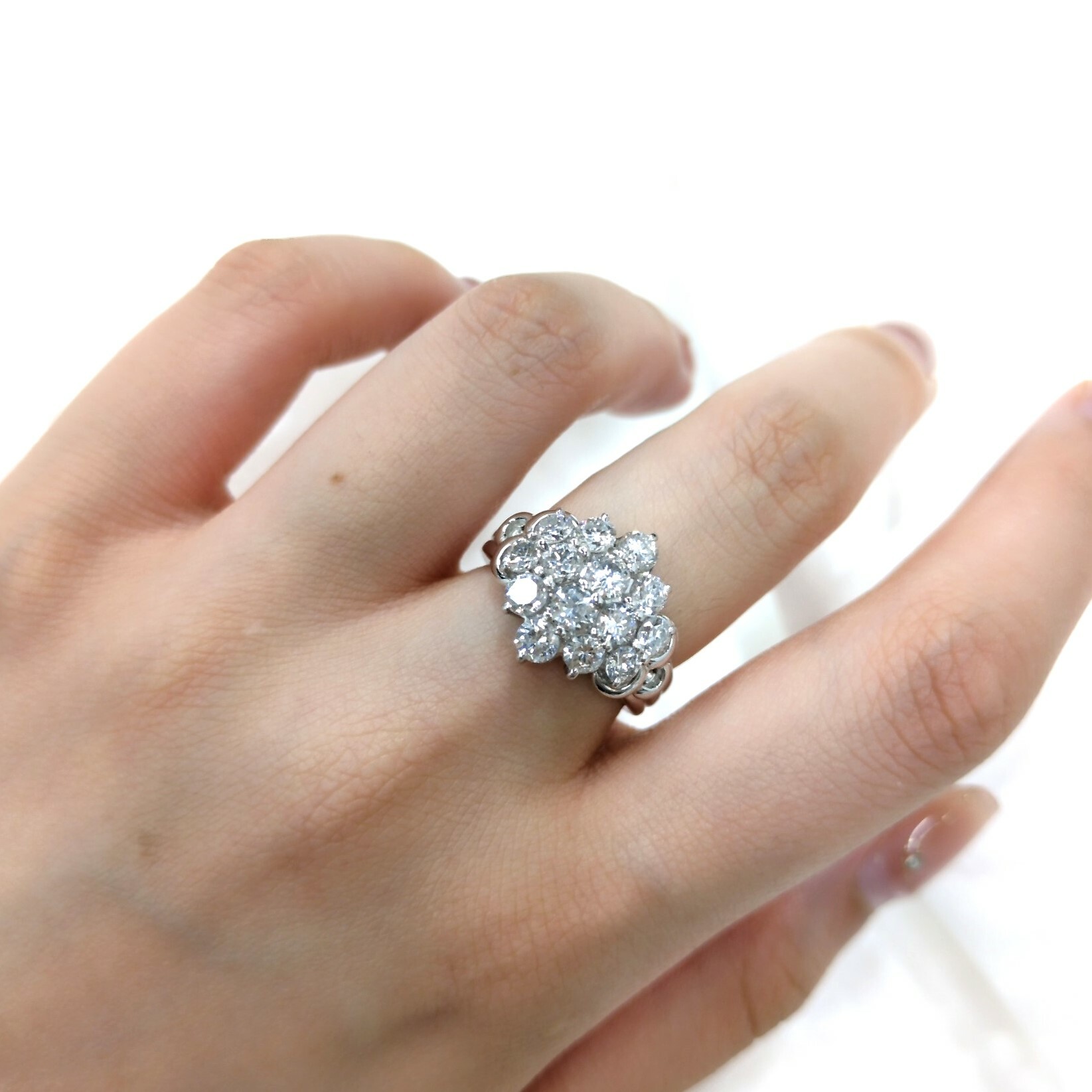 Platinum White Gold 2.00ct Diamond Ring