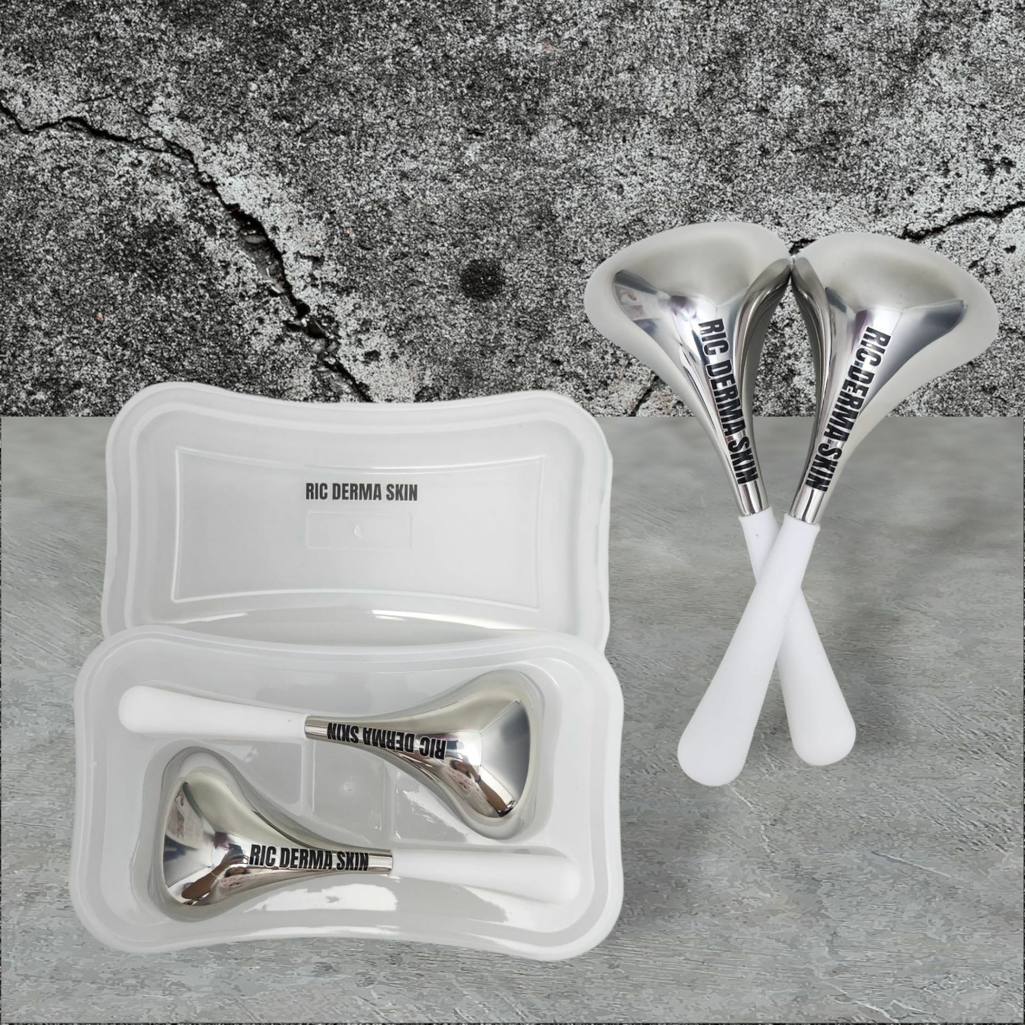 對面部輪廓鬆弛改善♥️RIC DERMA SKIN 冰鎮美容冰球按摩R007（心型）