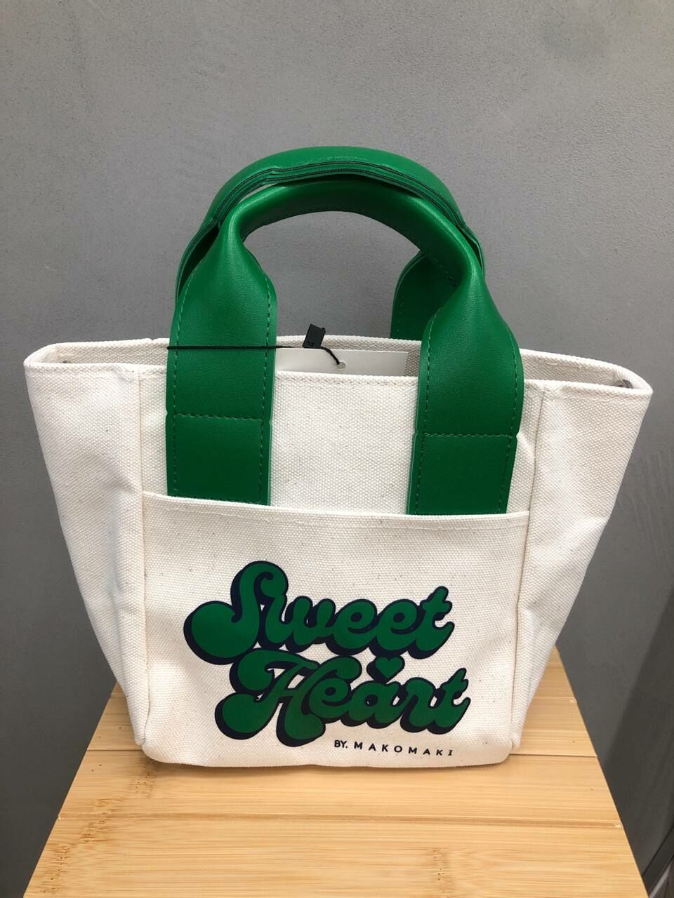 [S] MAKOMAKI SWEET TREAT SMALL TOTE WITH CROSSBODY,GREEN, SMMK109 (SMMK109)