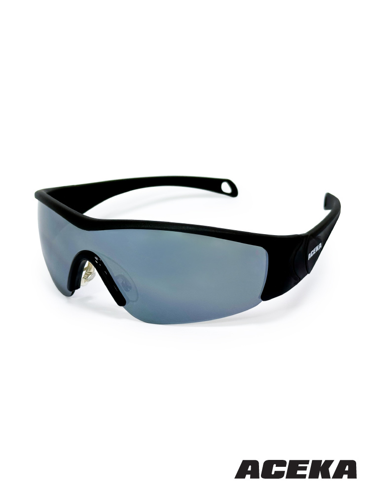 SHIELD 全方位黑鑽鏡面運動眼鏡