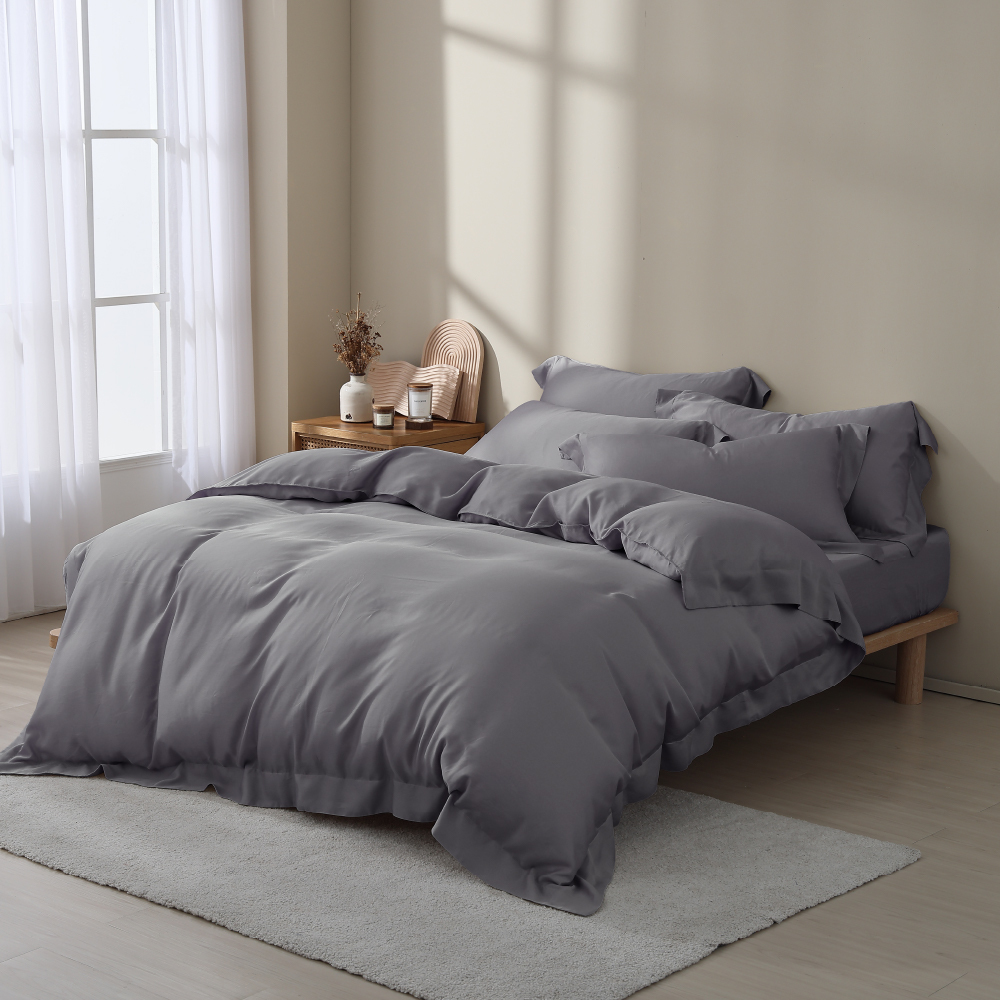 100支天絲｜100%萊賽爾｜月石灰｜單品&床包被套組