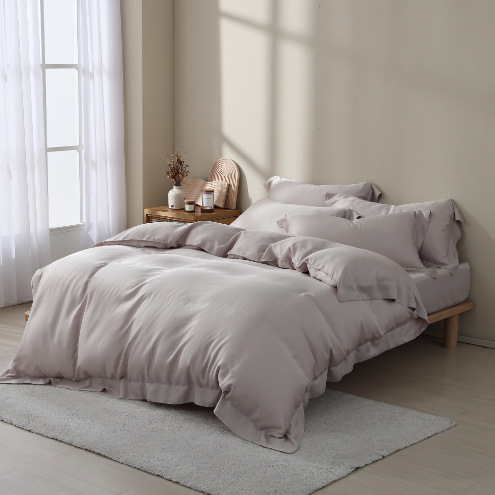 100支天絲｜100%萊賽爾｜雲糜灰｜單品&床包被套組