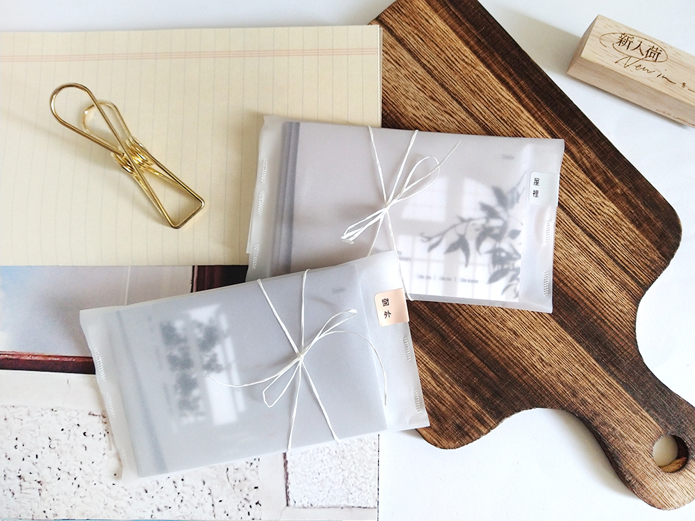 無色綻放．屋裡/窗外 半影便箋v3 復古拼貼 拼貼素材