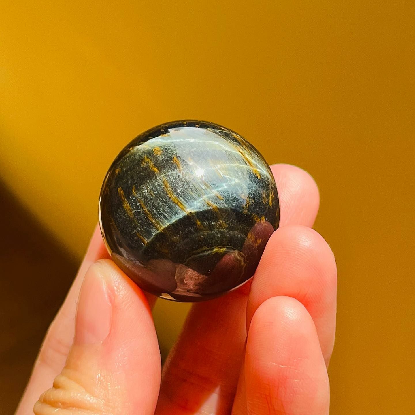 [原石] 藍虎眼石 水晶球