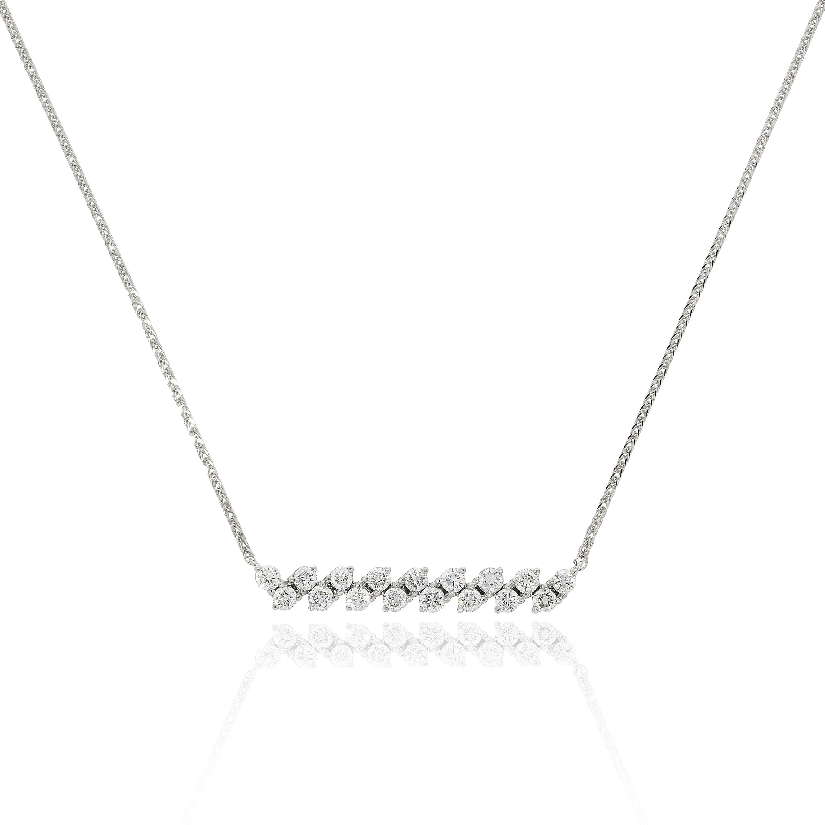 Diamond Classic Bar Necklace