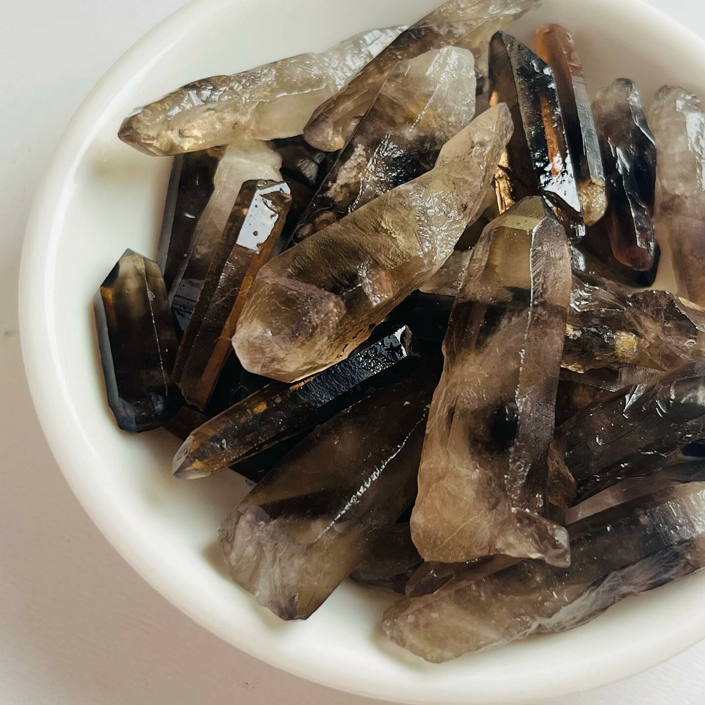 [原石] 茶晶 原礦小柱 單隻