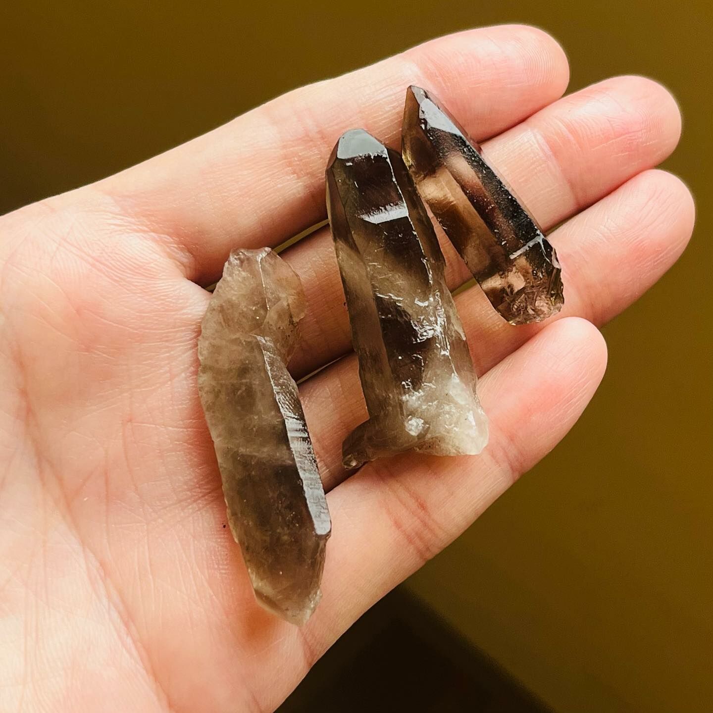 [原石] 茶晶 原礦小柱 單隻