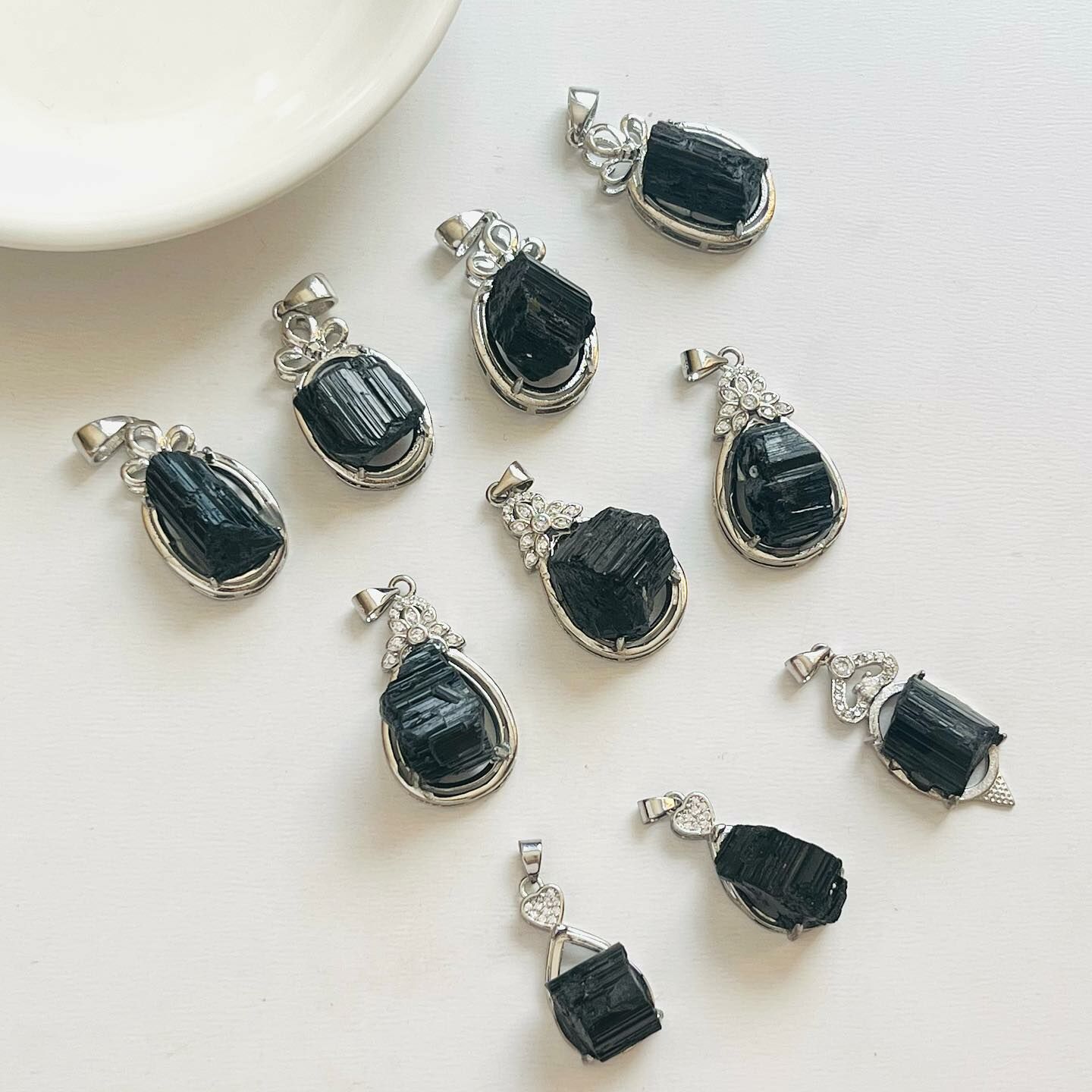 [原石] 巴西黑碧璽 項鍊吊墜