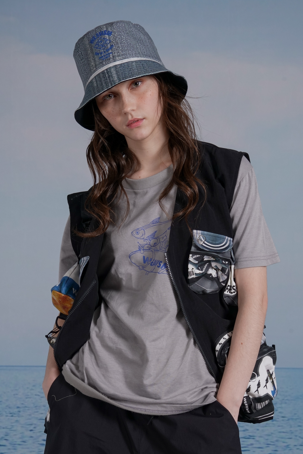 虱目魚雙面水桶帽