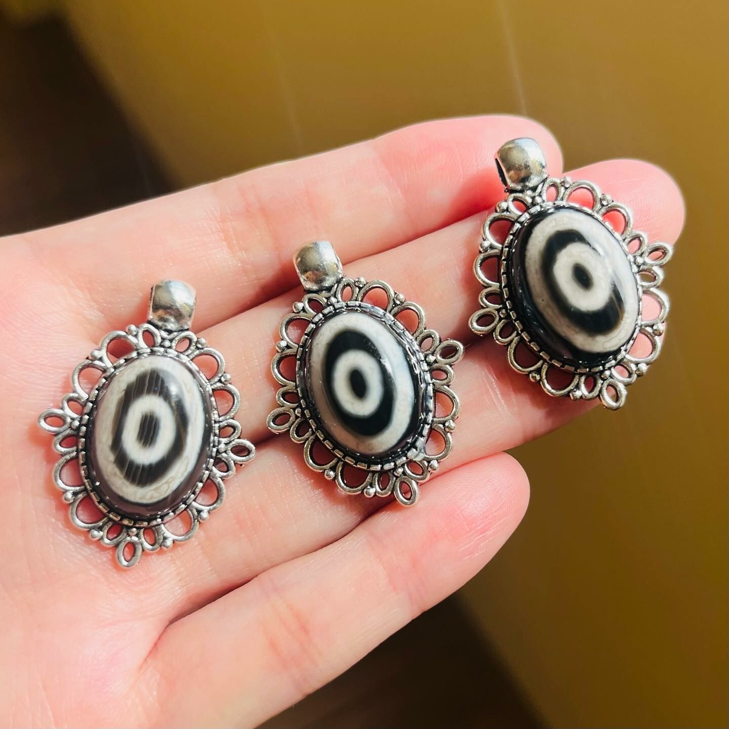 [原石]  天珠瑪瑙 項鍊吊墜