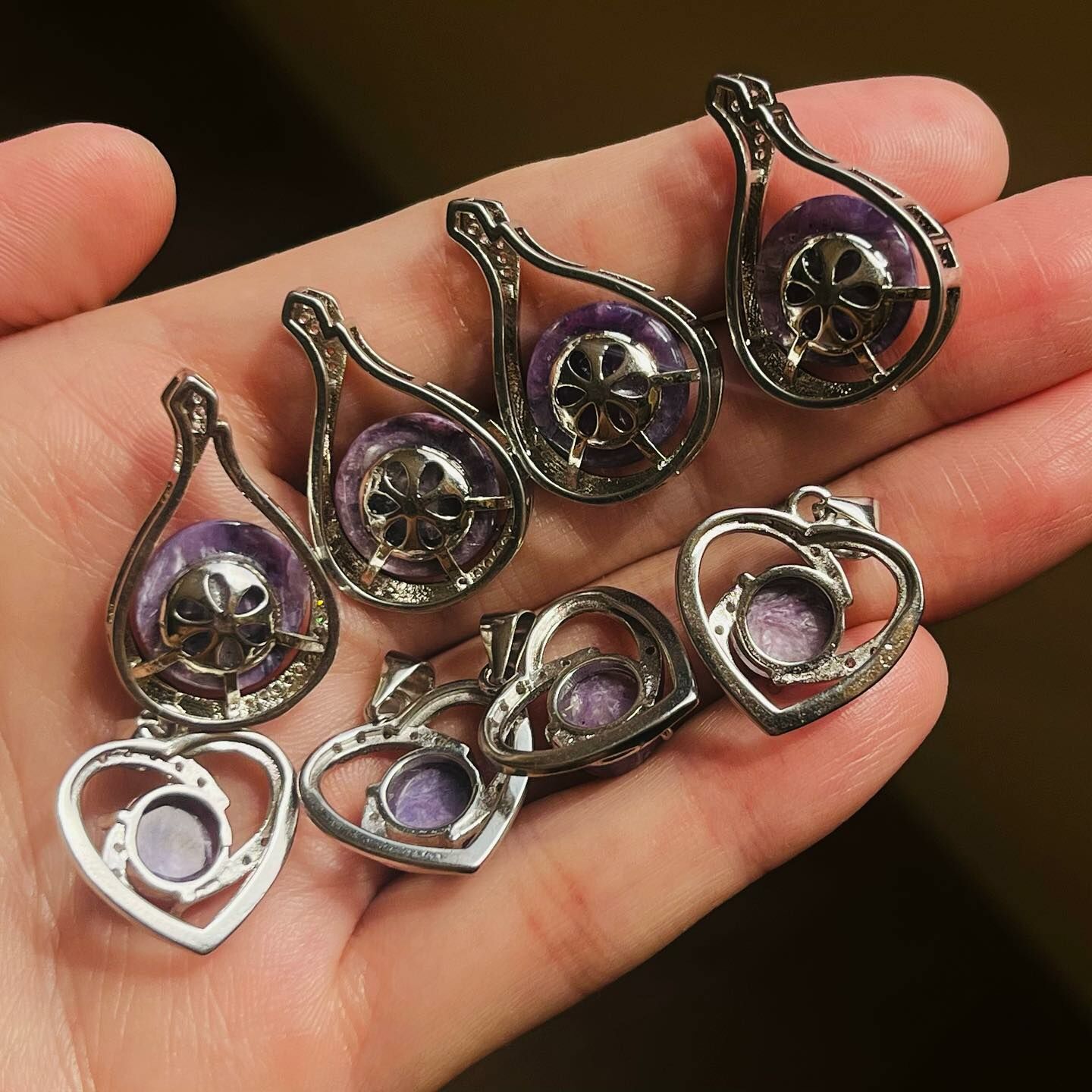 [原石] 紫龍晶 水晶項鍊吊墜