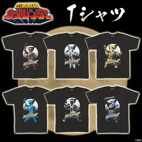 230855 Pbandai 預訂2025/7月 忍者戦隊カクレンジャー　デザインTシャツ　全6種