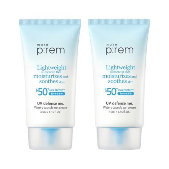 Make P:rem UV Defense Me. Watery Capsule Sun Cream SPF50+ PA++++ 40ml [Olive Young Double Planning Set]