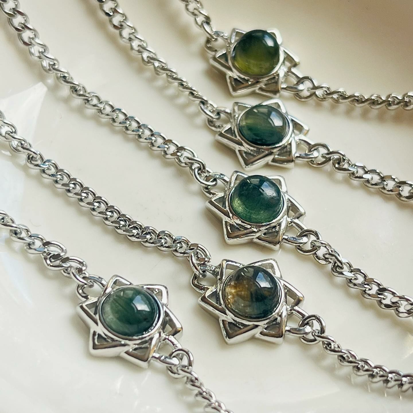 [原石] 綠髮晶 水晶手鏈