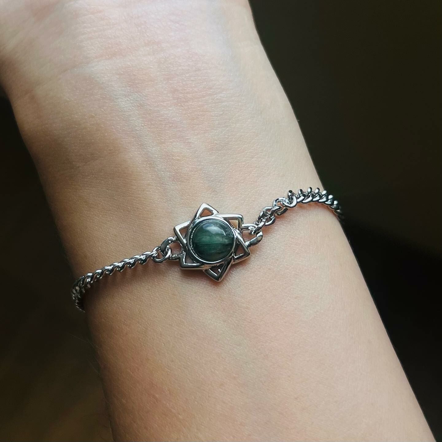 [原石] 綠髮晶 水晶手鏈