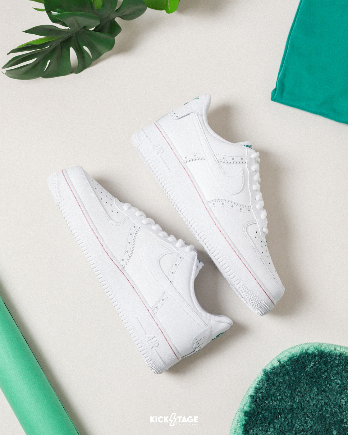 [特價售出無退換] 男女鞋 NIKE Air Force 1 Brogue White '07 LV8 全白 流蘇 牛津鞋 巴洛克 休閒鞋【HF1937-100】WAF1 25SALE