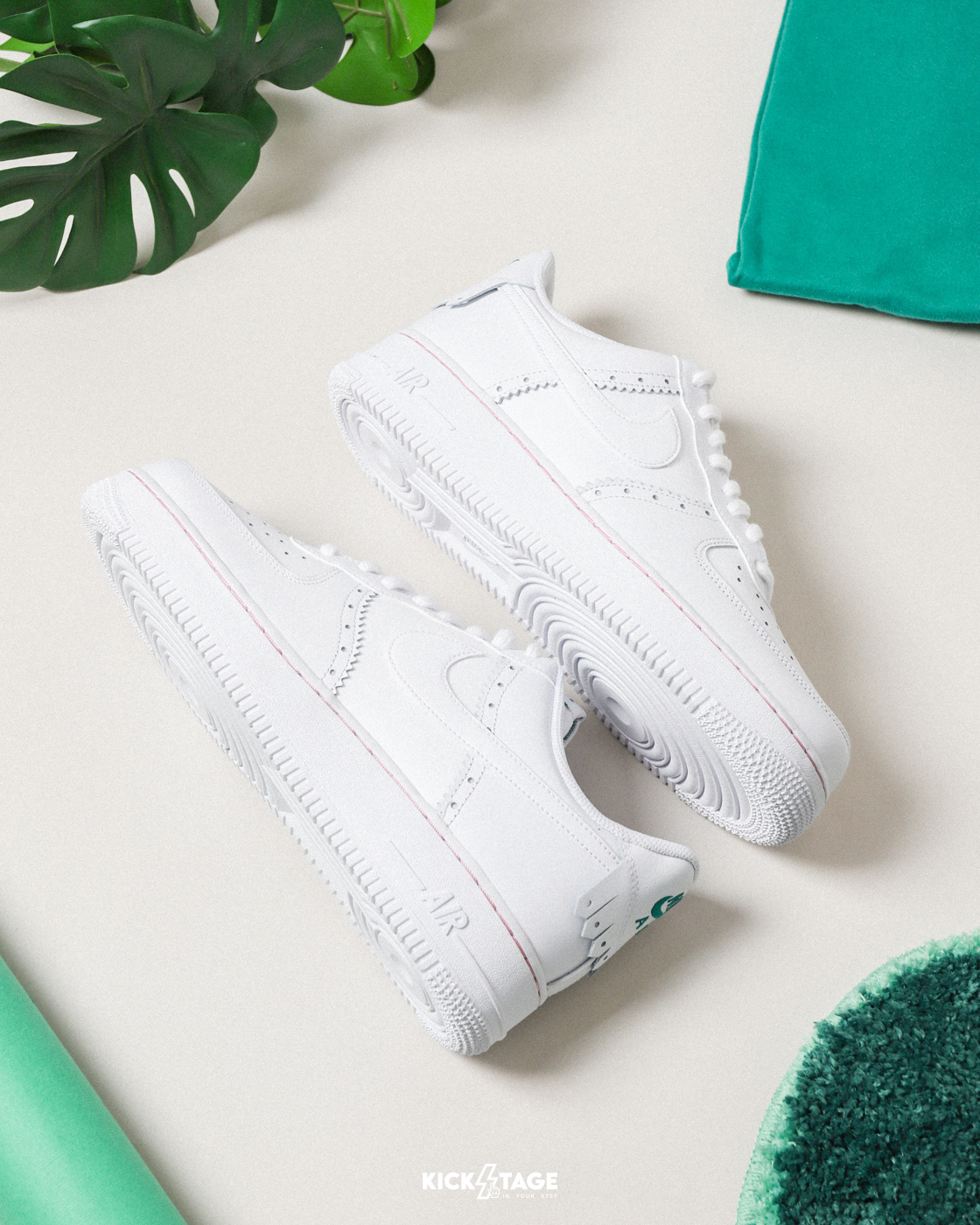 [特價售出無退換] 男女鞋 NIKE Air Force 1 Brogue White '07 LV8 全白 流蘇 牛津鞋 巴洛克 休閒鞋【HF1937-100】WAF1 25SALE