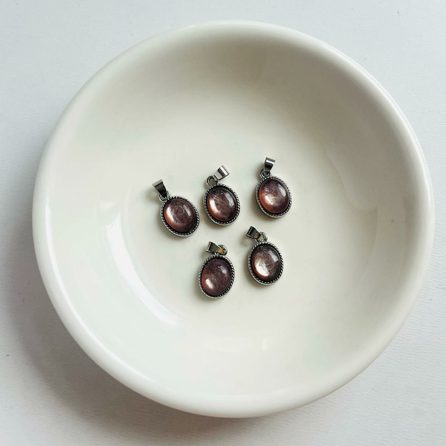 [原石] 紫鋰雲母 項鍊吊墜