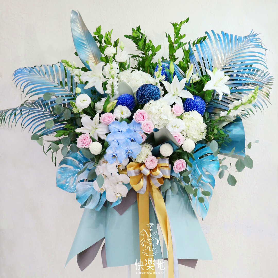 雪晶翩飛 I 高架花籃  SF240521