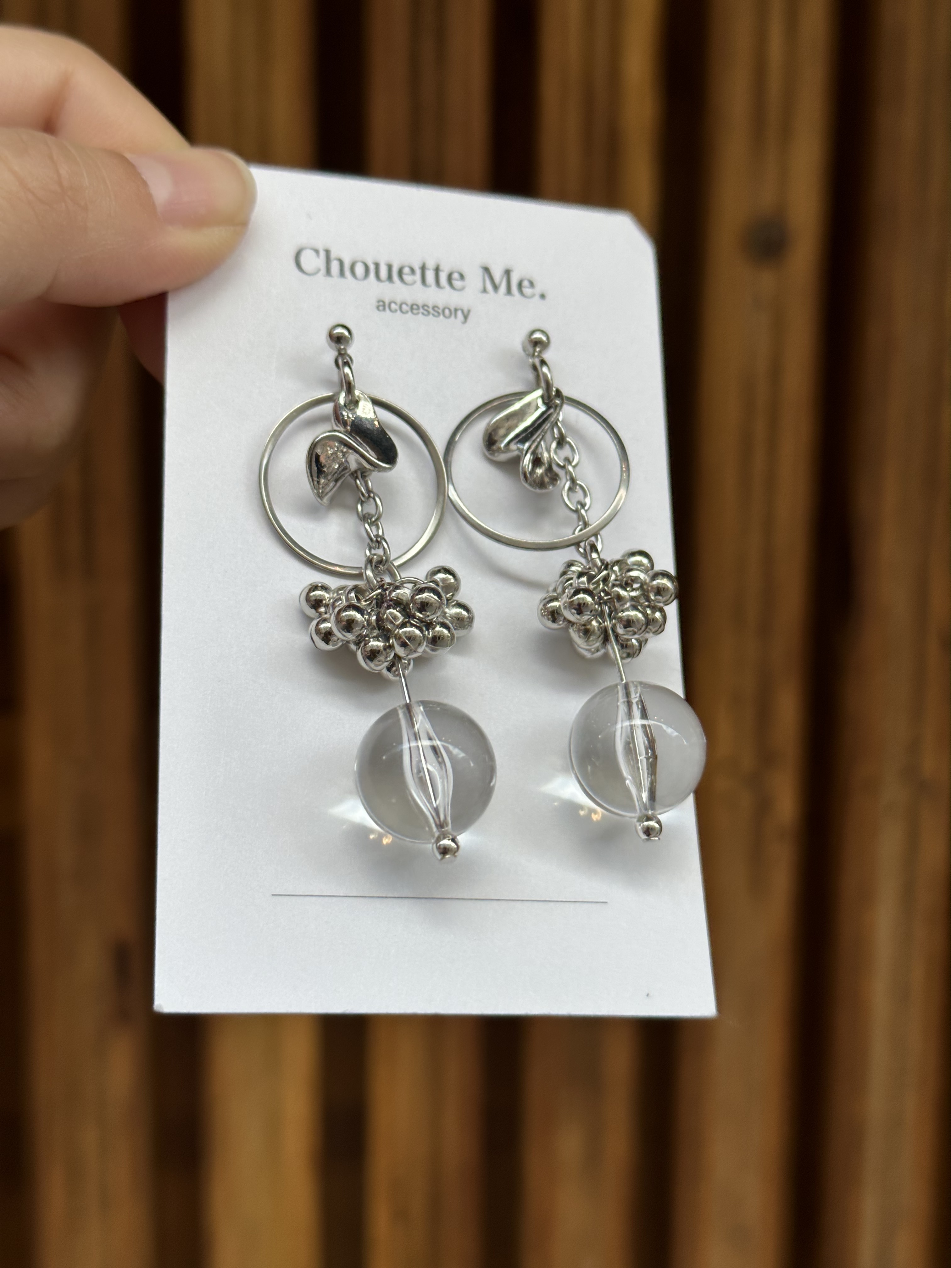 [Chouette Me.] silver clear lim