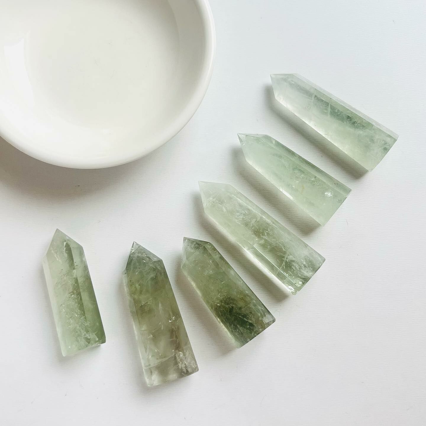 [原石] 綠水晶 水晶柱