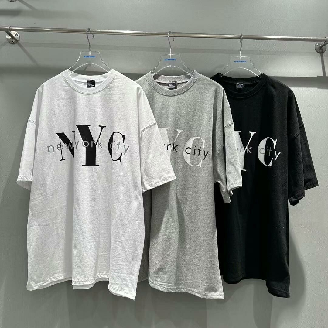 英文字短袖Tee manhattans-011T