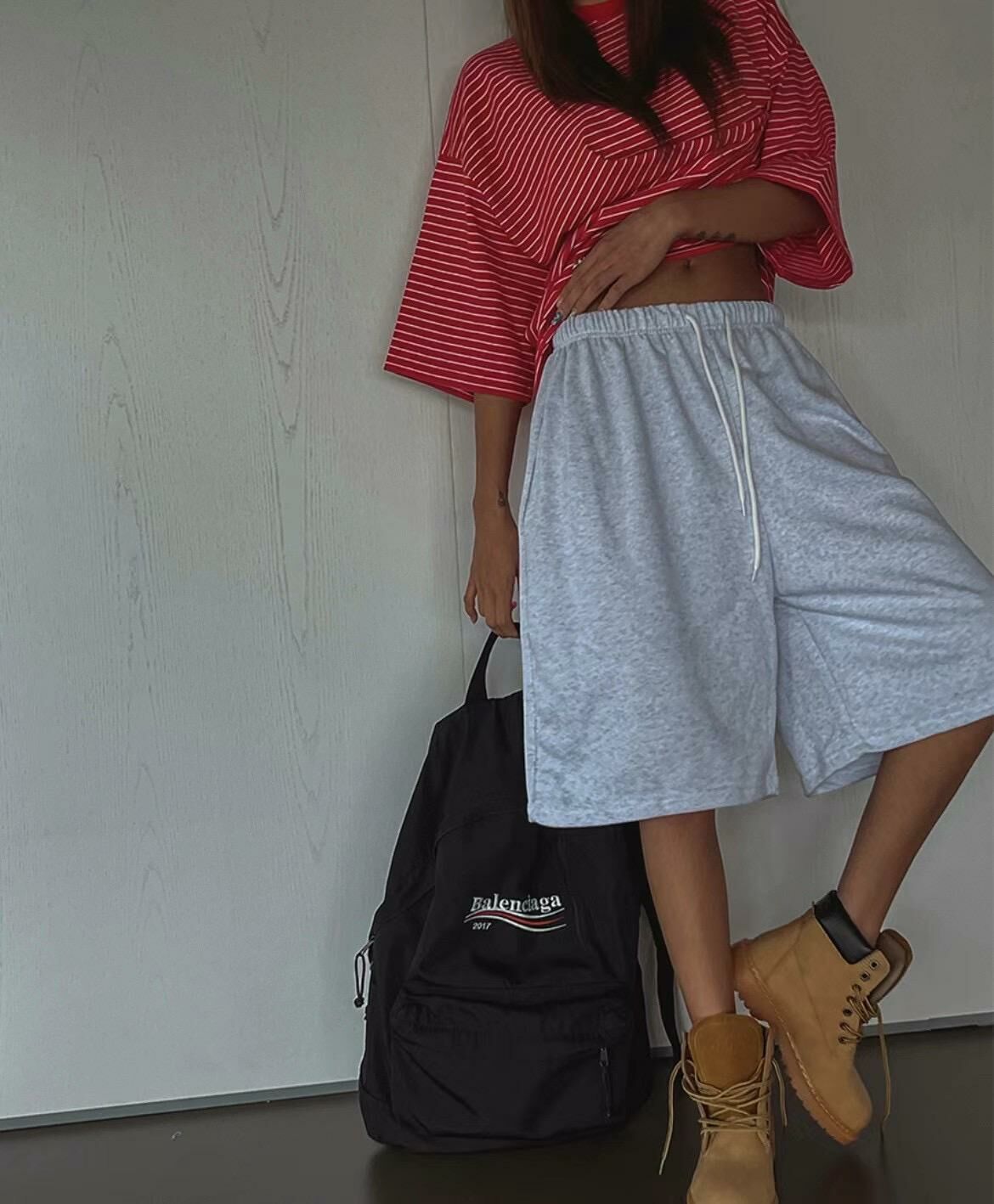 淨色棉質短褲 manhattans-013P