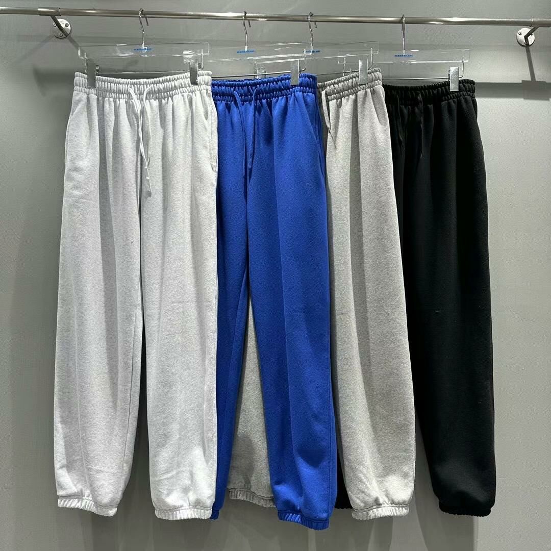 淨色束腳棉質運動褲 manhattans-014P