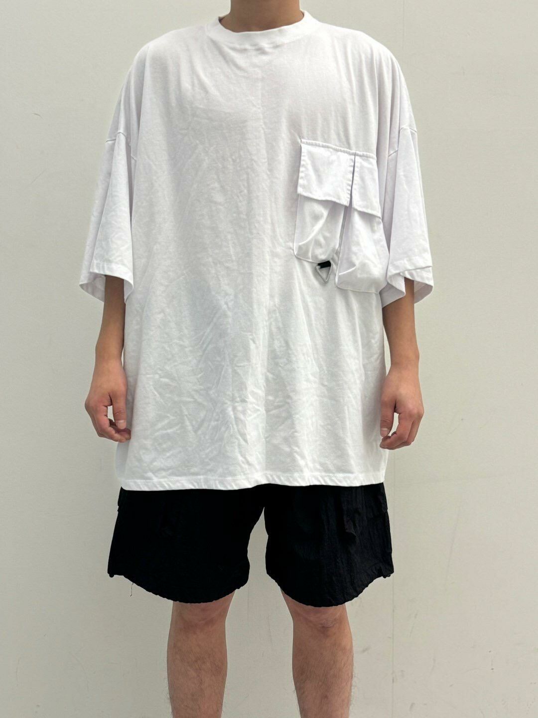 OverSize淨色袋口短袖Tee FARMERS-025T