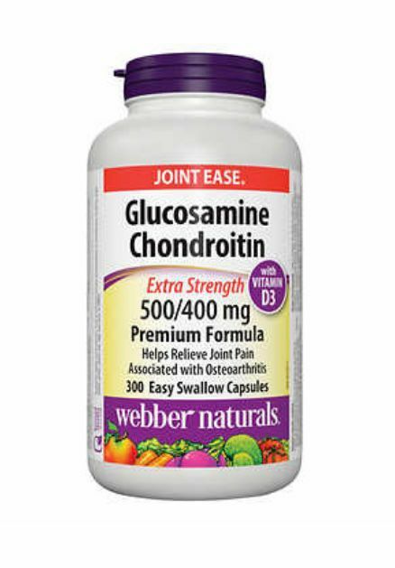 加姐 Webber Naturals 強效葡萄糖胺+軟骨素 + 維他命D3 300粒 *滿$899包京東送貨上門* CC3