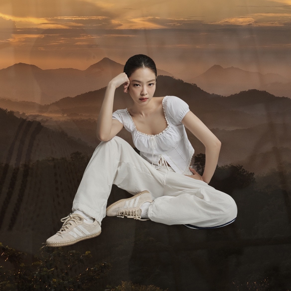 CLOT x Adidas Gazelle「Halo Ivory」聯名草編鞋靈感設計 BLACKPINK JENNIE 同款