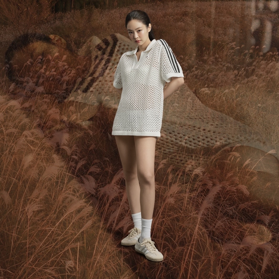 CLOT x Adidas Gazelle「Halo Ivory」聯名草編鞋靈感設計 BLACKPINK JENNIE 同款