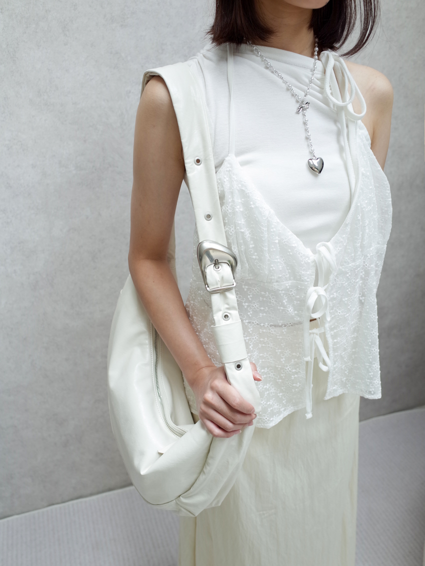 belt buckle dumpling bag