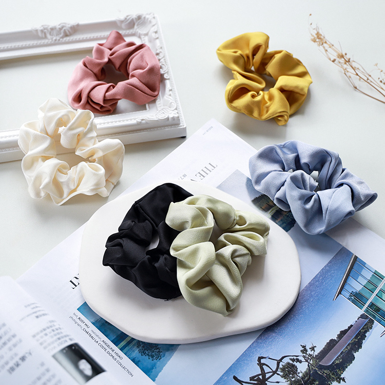 法式綢緞大腸髮圈【AY018】