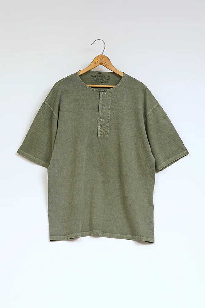 トップス HIGH NECK JERSEY 50 Nigel Cabourn Nigel Cabourn | Turtleneck Waffle Sweatshirt - Ivory | Men
