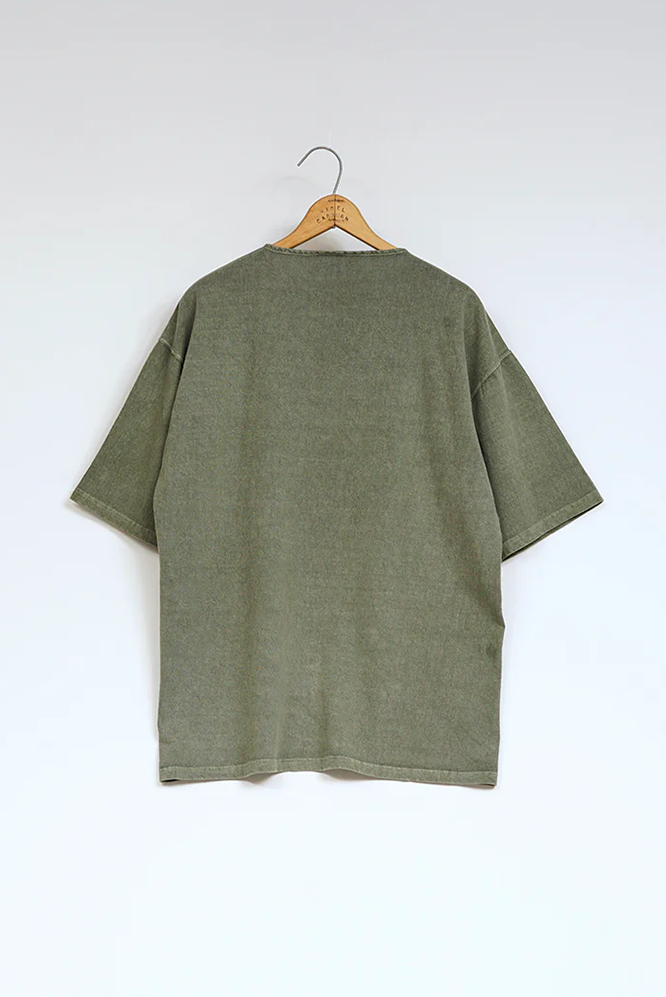 NIGEL CABOURN 50s HENLEY NECK SHIRT PIGMENT (2色)