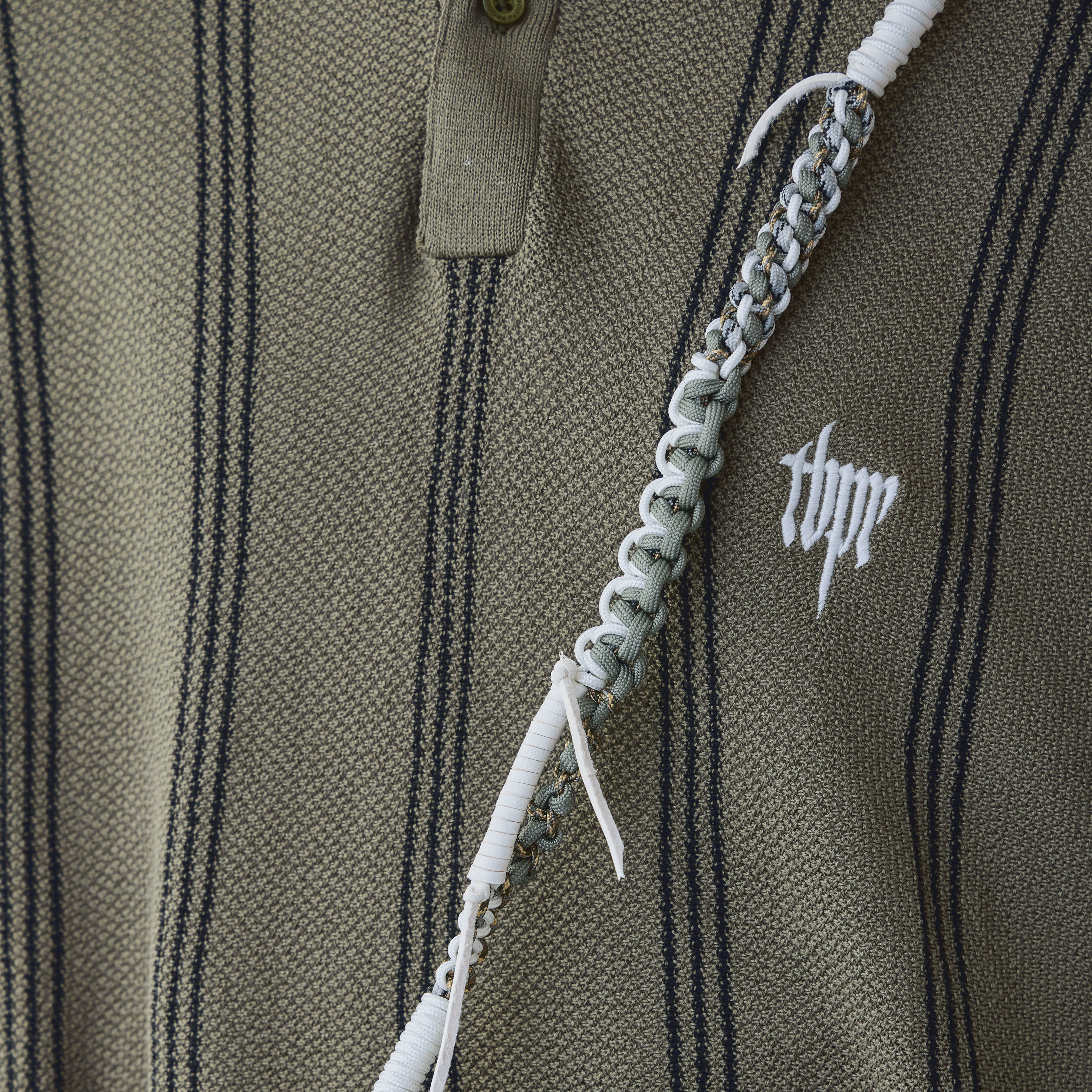 TIGHTBOOTH - Stripe Knit Polo - 3 Colors