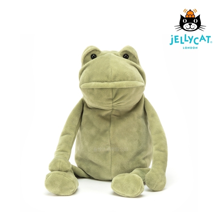 【樂森藥局】英國 Jellycat Fergus Frog 弗格斯青蛙、絨毛玩偶