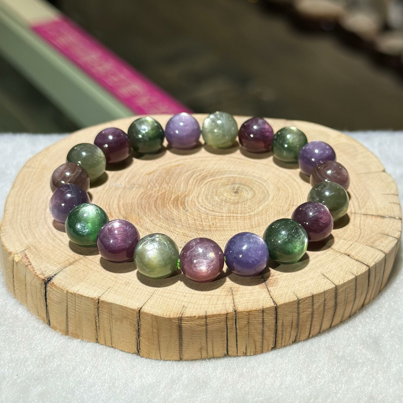 彩鋰雲母手串 10.5mm +/-