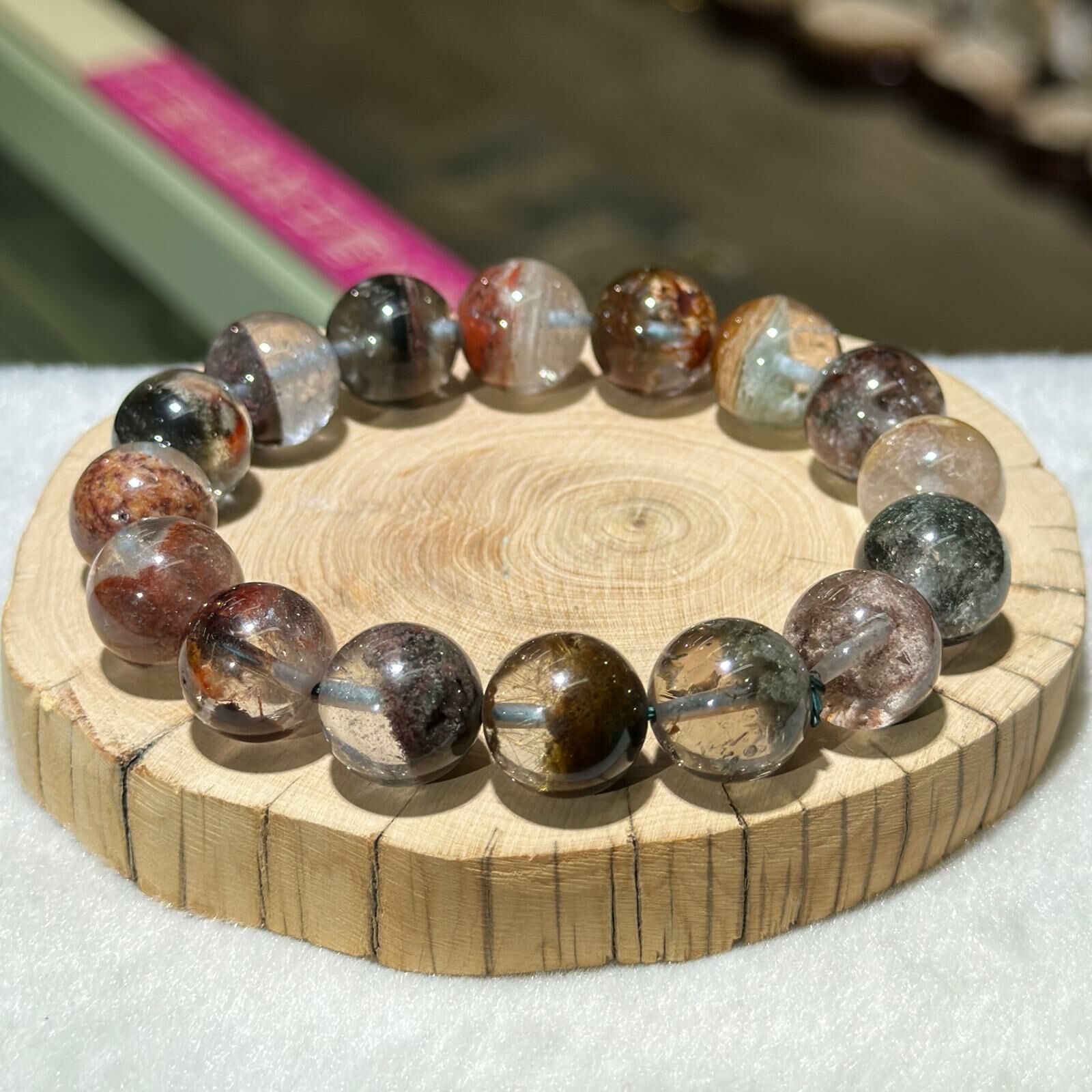 大m💫彩幽靈手串 14 mm +/-