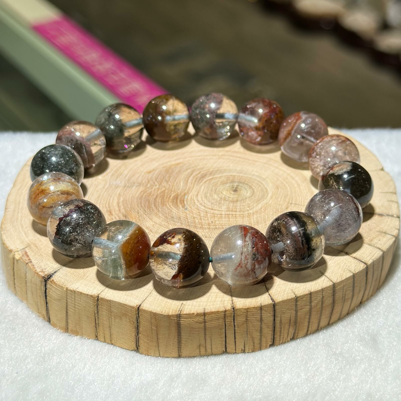 大m💫彩幽靈手串 14 mm +/-