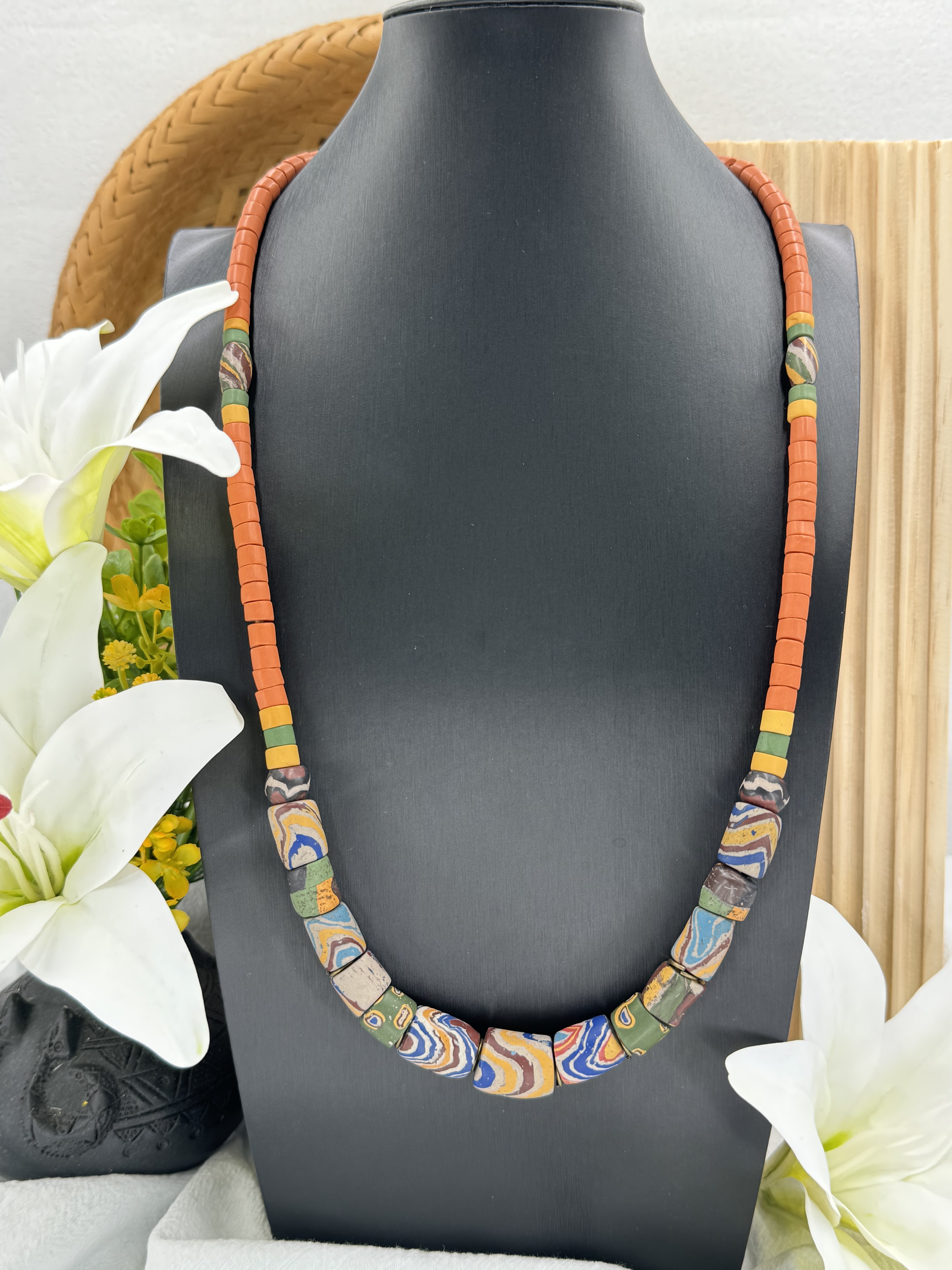 No.01傳統單串中長鍊73cm