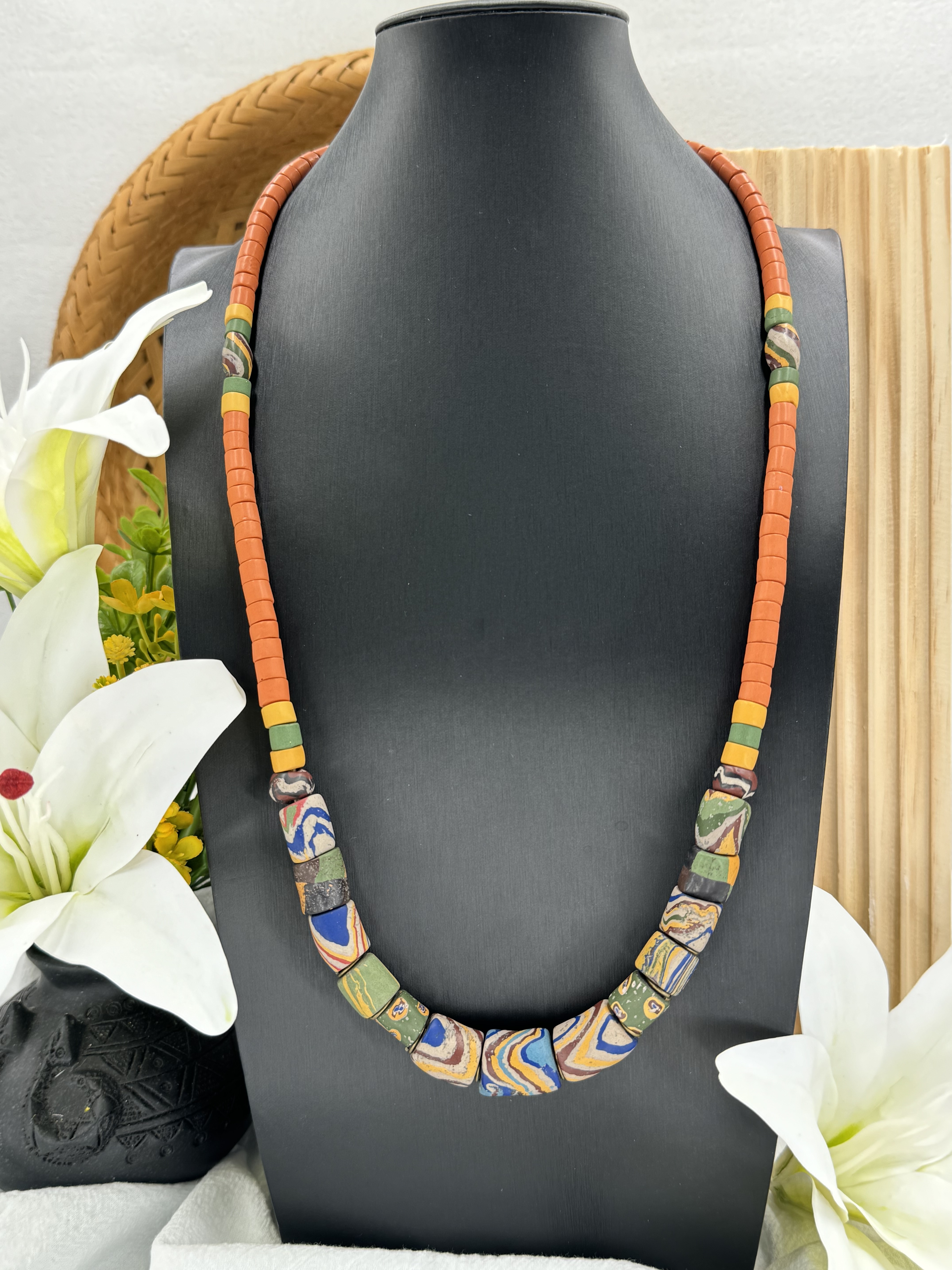 No.02傳統單串中長鍊73cm